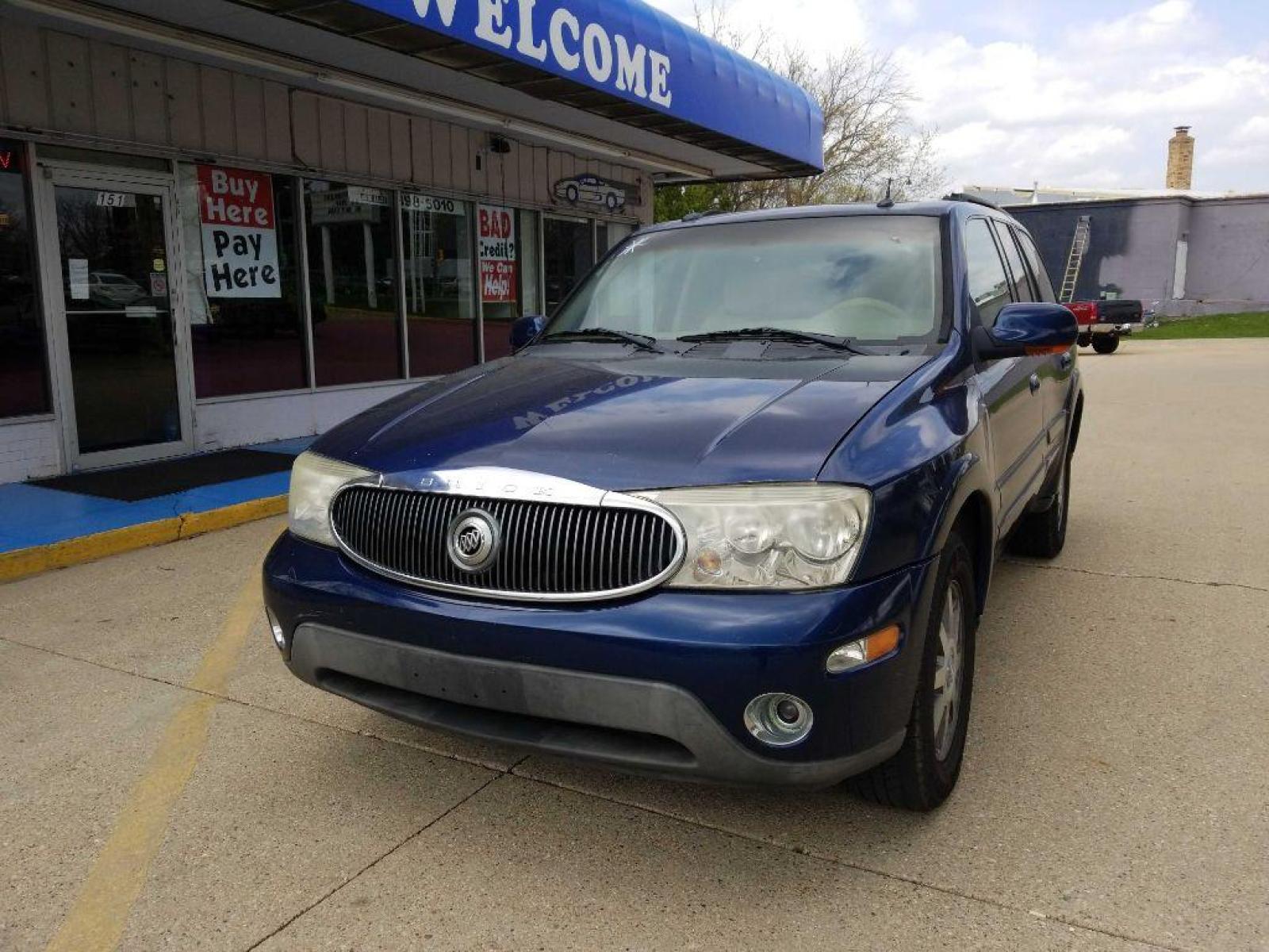 2004 BLUE BUICK RAINIER CXL (5GAET13P742) with an 5.3L engine, Automatic transmission, located at 1708 Broadway, Rockford, IL, 61104, (815) 397-5010, 42.252522, -89.069359 - Photo #0