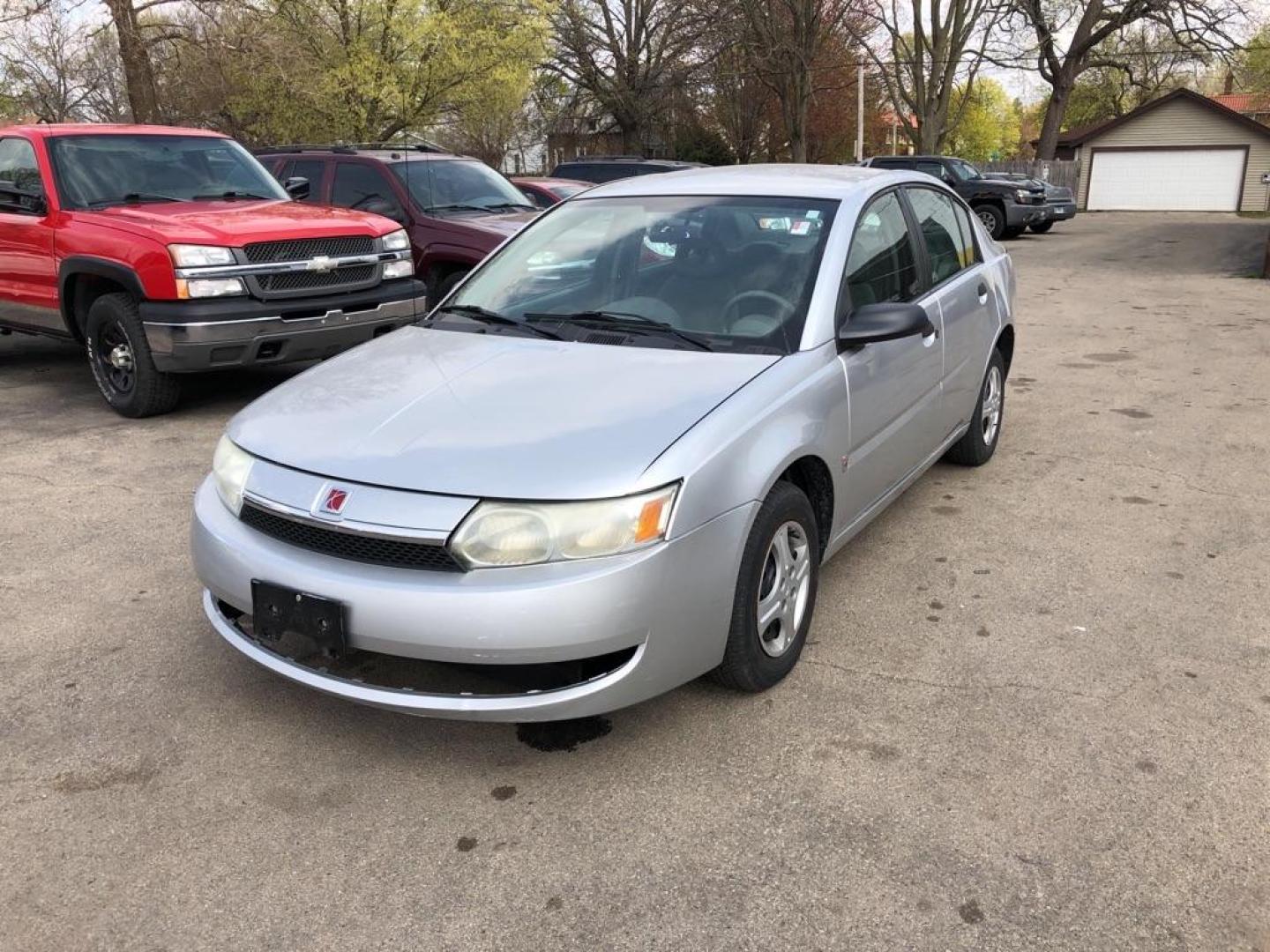 2003 SILVER SATURN ION LEVEL 1 (1G8AG52F43Z) with an 2.2L engine, Automatic transmission, located at 1708 Broadway, Rockford, IL, 61104, (815) 397-5010, 42.252522, -89.069359 - Photo#0