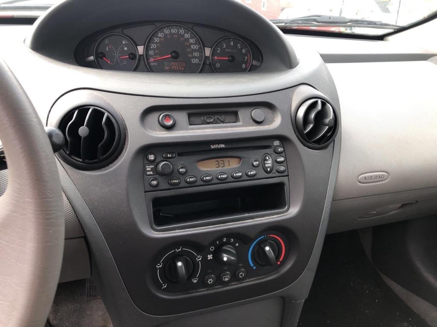 2003 SILVER SATURN ION LEVEL 1 (1G8AG52F43Z) with an 2.2L engine, Automatic transmission, located at 1708 Broadway, Rockford, IL, 61104, (815) 397-5010, 42.252522, -89.069359 - Photo#6