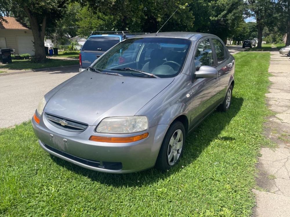 2006 SILVER CHEVROLET AVEO BASE (KL1TD56626B) with an 1.6L engine, Automatic transmission, located at 1708 Broadway, Rockford, IL, 61104, (815) 397-5010, 42.252522, -89.069359 - Photo #0