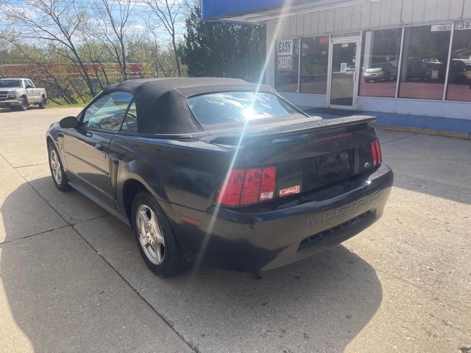 2003 BLACK FORD MUSTANG CONVERTABLE (1FAFP44493F) with an 3.8L engine, Automatic transmission, located at 151 Alpine Road, Rockford, IL, 61108, (815) 398-5010, 42.212986, -89.029320 - Photo #0