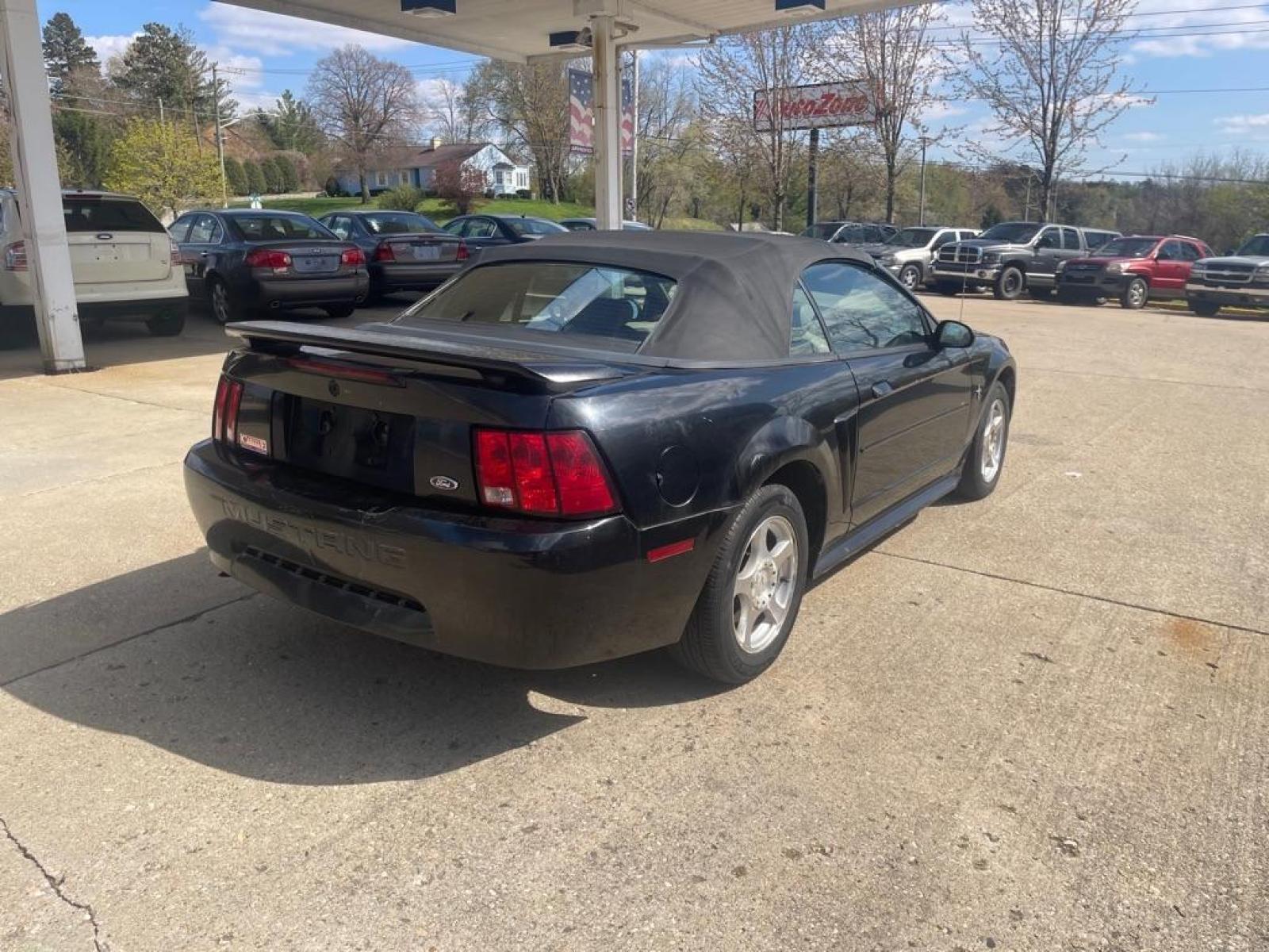 2003 BLACK FORD MUSTANG CONVERTABLE (1FAFP44493F) with an 3.8L engine, Automatic transmission, located at 151 Alpine Road, Rockford, IL, 61108, (815) 398-5010, 42.212986, -89.029320 - Photo #6