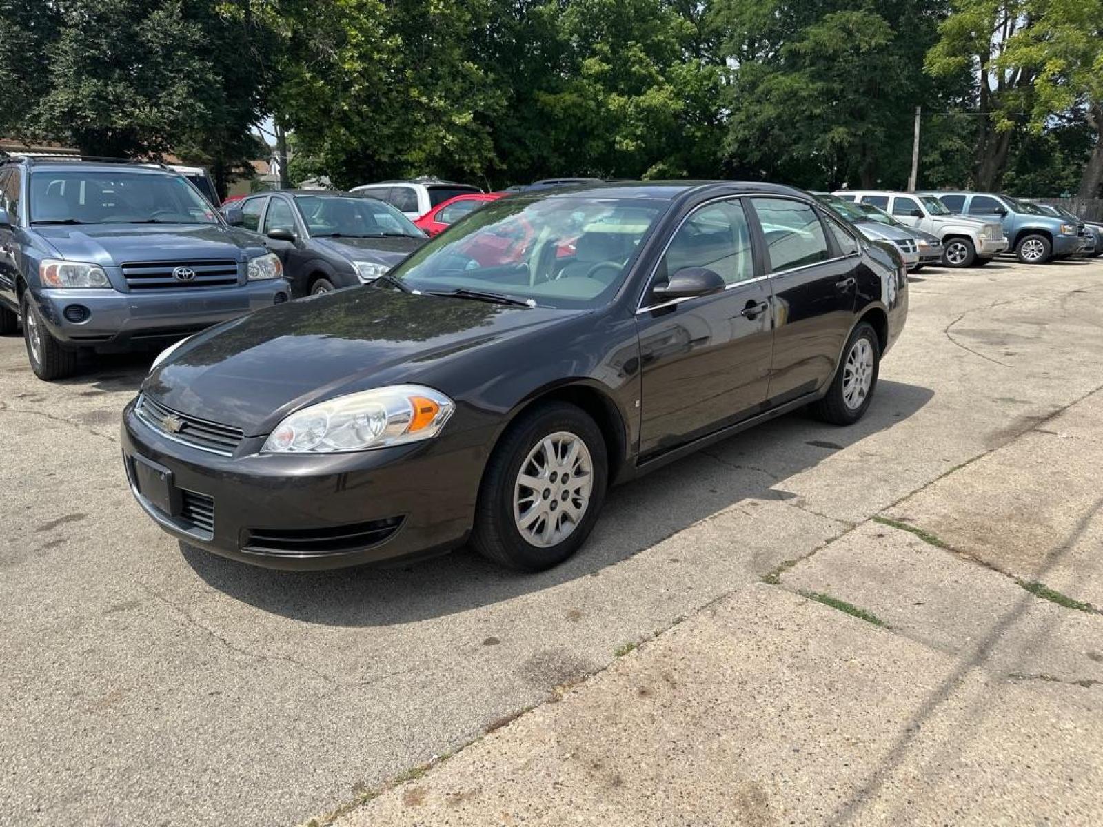 2008 BLACK CHEVROLET IMPALA POLICE (2G1WS583481) with an 3.9L engine, Automatic transmission, located at 1708 Broadway, Rockford, IL, 61104, (815) 397-5010, 42.252522, -89.069359 - Photo #0