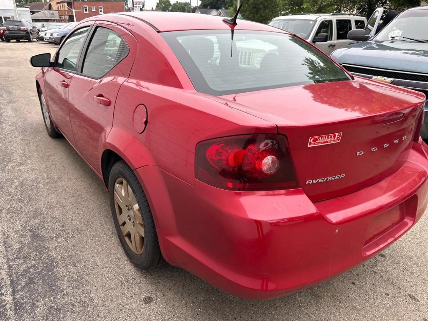 2011 RED DODGE AVENGER EXPRESS (1B3BD4FB7BN) with an 2.4L engine, Automatic transmission, located at 1708 Broadway, Rockford, IL, 61104, (815) 397-5010, 42.252522, -89.069359 - Photo#1