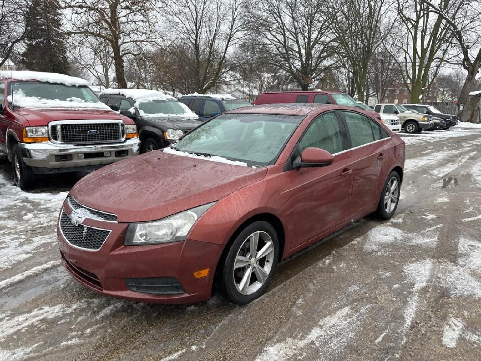 2013 BROWN CHEVROLET CRUZE LT (1G1PE5SB0D7) with an 1.4L engine, Automatic transmission, located at 1708 Broadway, Rockford, IL, 61104, (815) 397-5010, 42.252522, -89.069359 - Photo #0