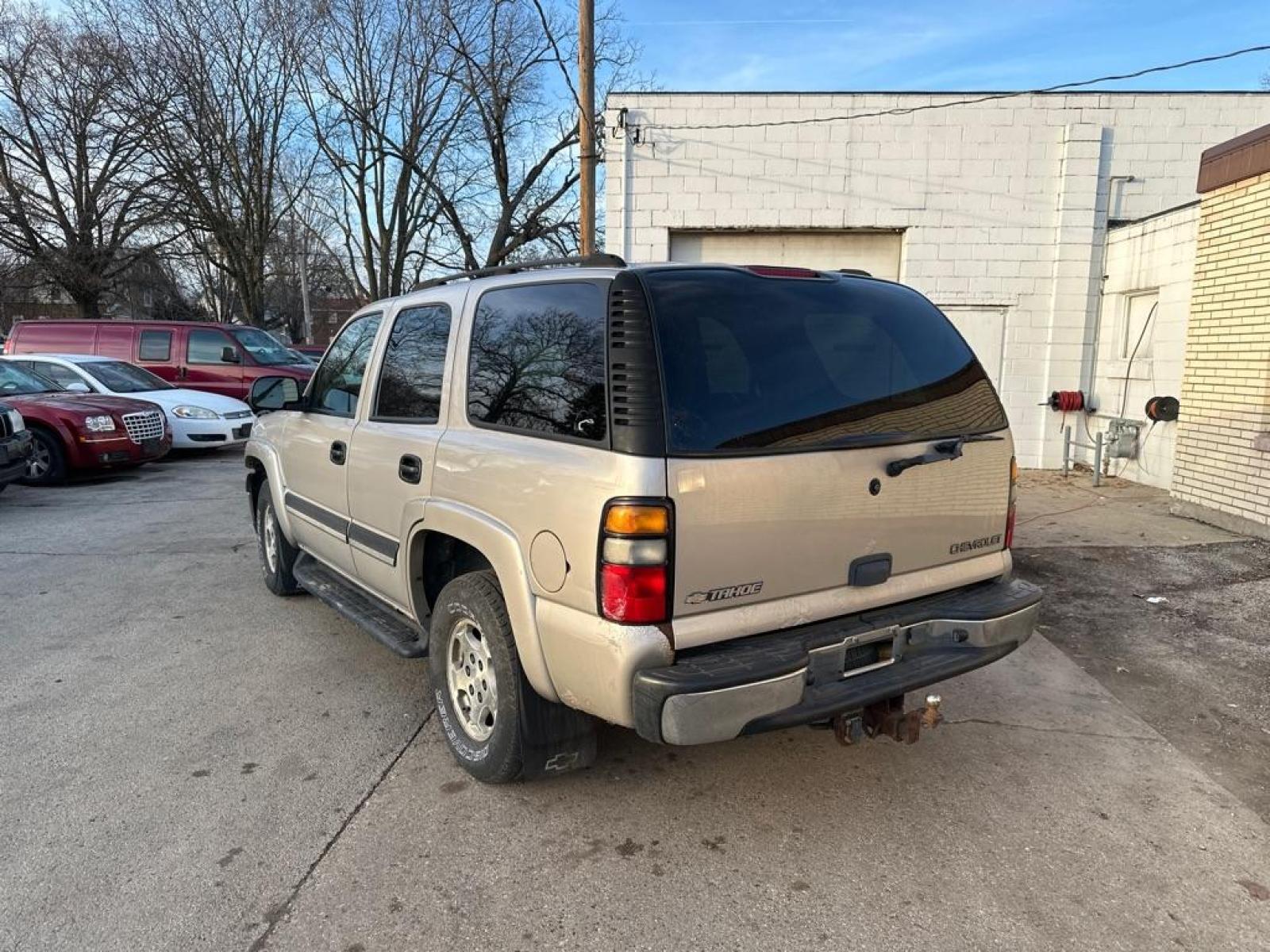 2004 TAN CHEVROLET TAHOE 1500 (1GNEK13Z64J) with an 5.3L engine, Automatic transmission, located at 1708 Broadway, Rockford, IL, 61104, (815) 397-5010, 42.252522, -89.069359 - Photo #1