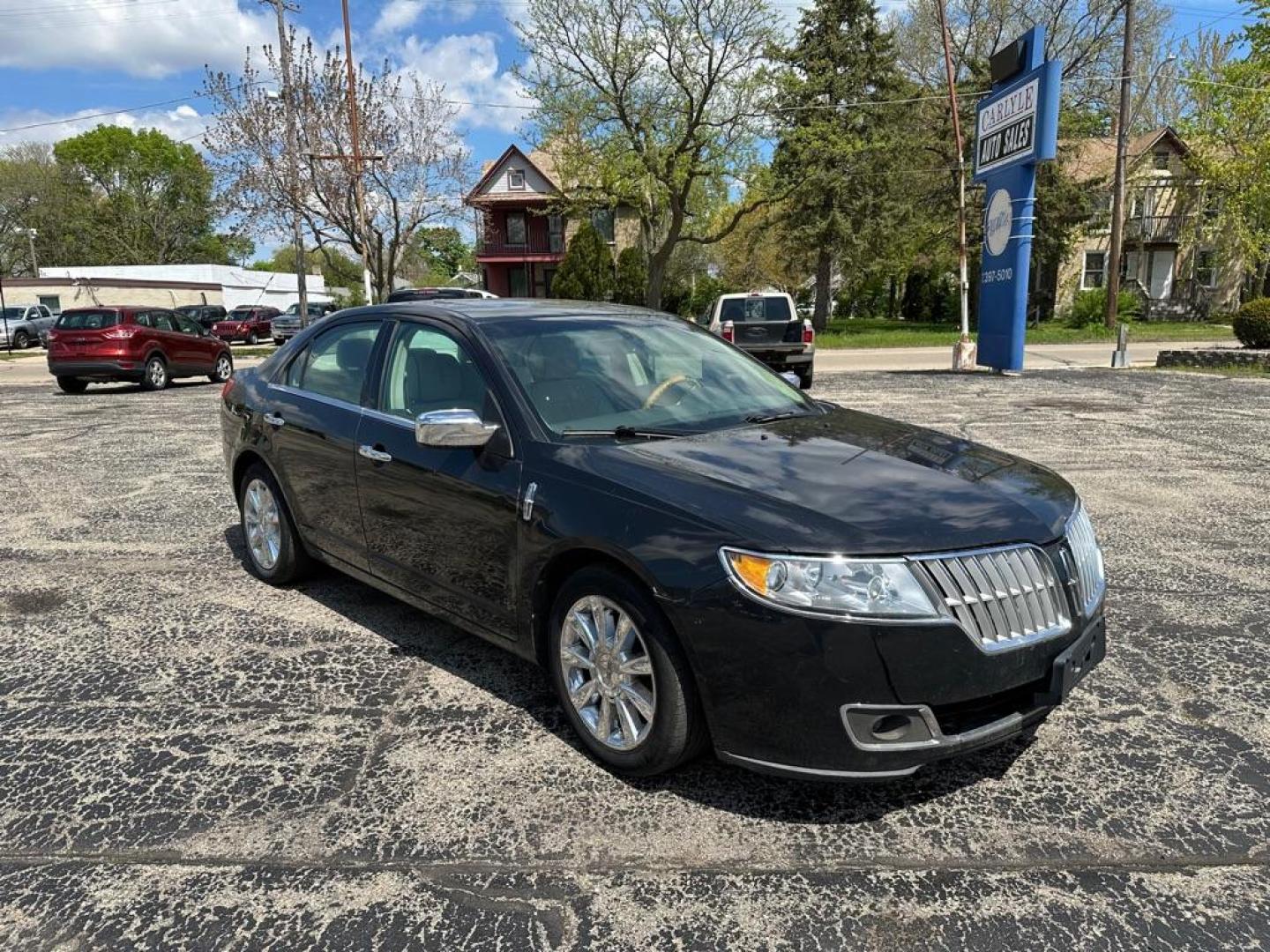 2012 BLACK LINCOLN MKZ (3LNHL2JC8CR) with an 3.5L engine, Automatic transmission, located at 1708 Broadway, Rockford, IL, 61104, (815) 397-5010, 42.252522, -89.069359 - Photo#1