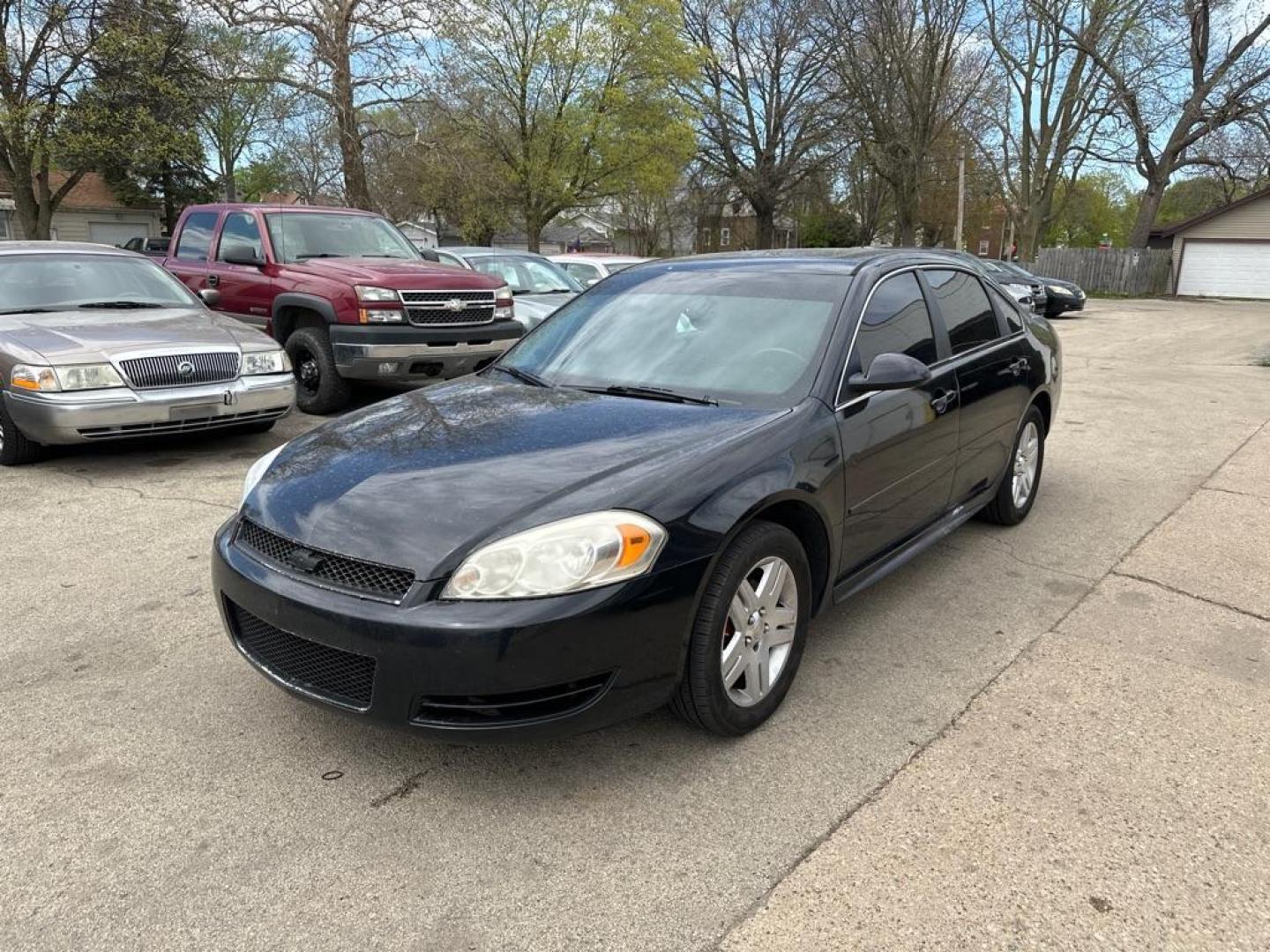 2012 BLACK CHEVROLET IMPALA LT (2G1WG5E3XC1) with an 3.6L engine, Automatic transmission, located at 1708 Broadway, Rockford, IL, 61104, (815) 397-5010, 42.252522, -89.069359 - Photo#0