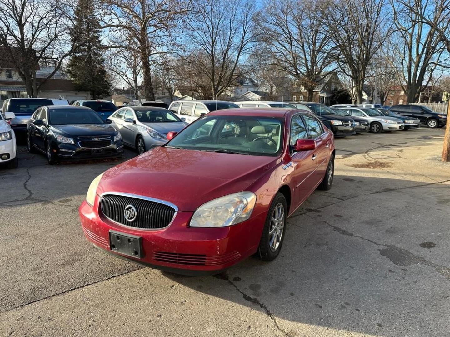 2006 RED BUICK LUCERNE CXL (1G4HD57226U) with an 3.8L engine, Automatic transmission, located at 1708 Broadway, Rockford, IL, 61104, (815) 397-5010, 42.252522, -89.069359 - Photo#0