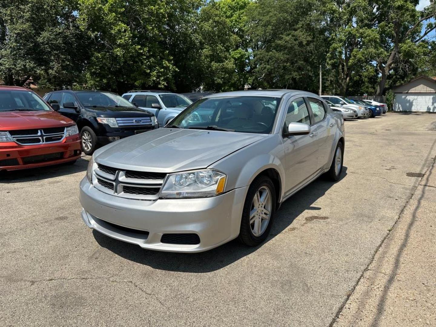 2011 SILVER DODGE AVENGER MAINSTREET (1B3BD1FB1BN) with an 2.4L engine, Automatic transmission, located at 1708 Broadway, Rockford, IL, 61104, (815) 397-5010, 42.252522, -89.069359 - Photo#0