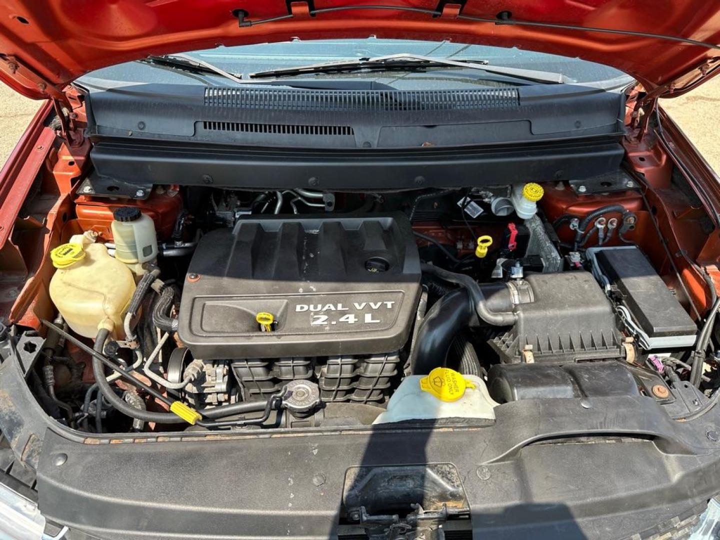 2013 ORANGE DODGE JOURNEY SE (3C4PDCAB0DT) with an 2.4L engine, Automatic transmission, located at 1708 Broadway, Rockford, IL, 61104, (815) 397-5010, 42.252522, -89.069359 - Photo#11