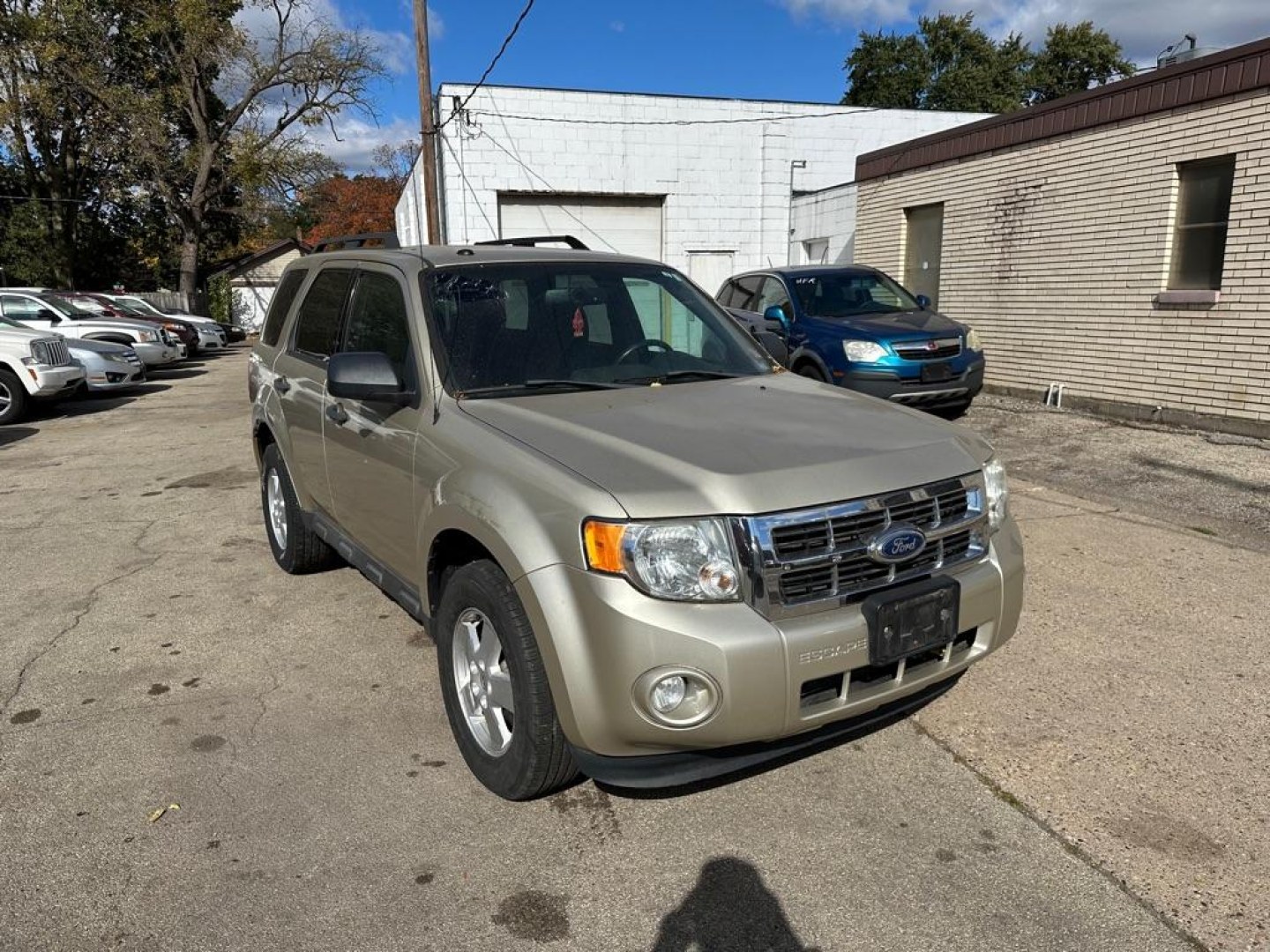2012 GOLD FORD ESCAPE XLT (1FMCU0DG7CK) with an 3.0L engine, Automatic transmission, located at 1708 Broadway, Rockford, IL, 61104, (815) 397-5010, 42.252522, -89.069359- Photo#0