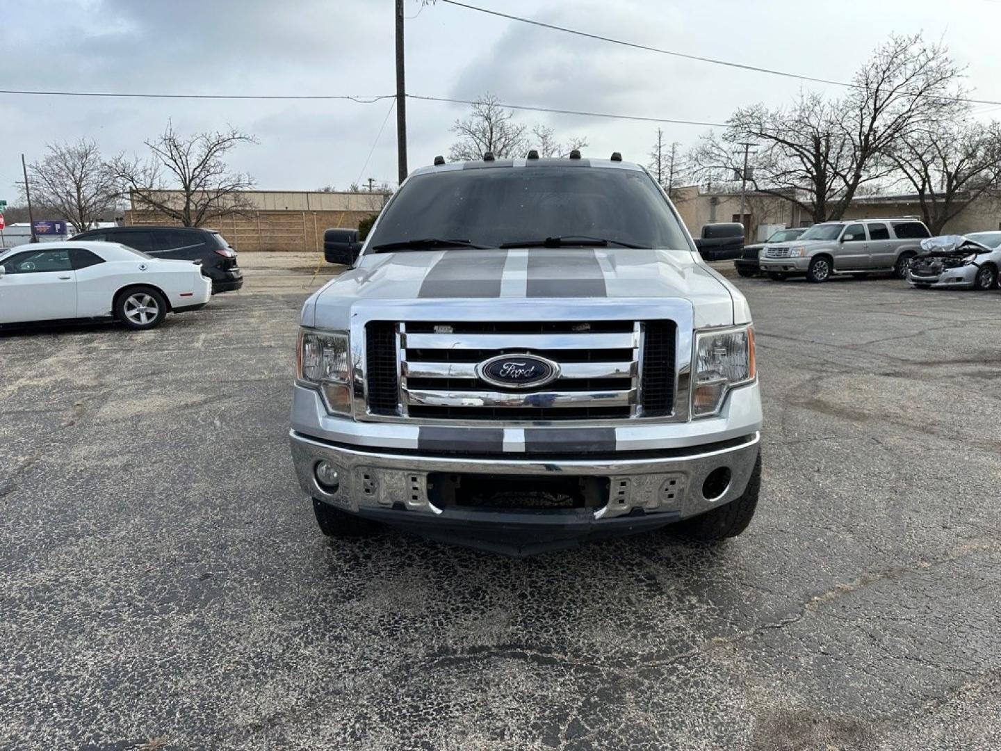 2012 SILVER FORD F150 SUPER CAB (1FTFX1CF0CF) with an 5.0L engine, Automatic transmission, located at 1708 Broadway, Rockford, IL, 61104, (815) 397-5010, 42.252522, -89.069359- Photo#1