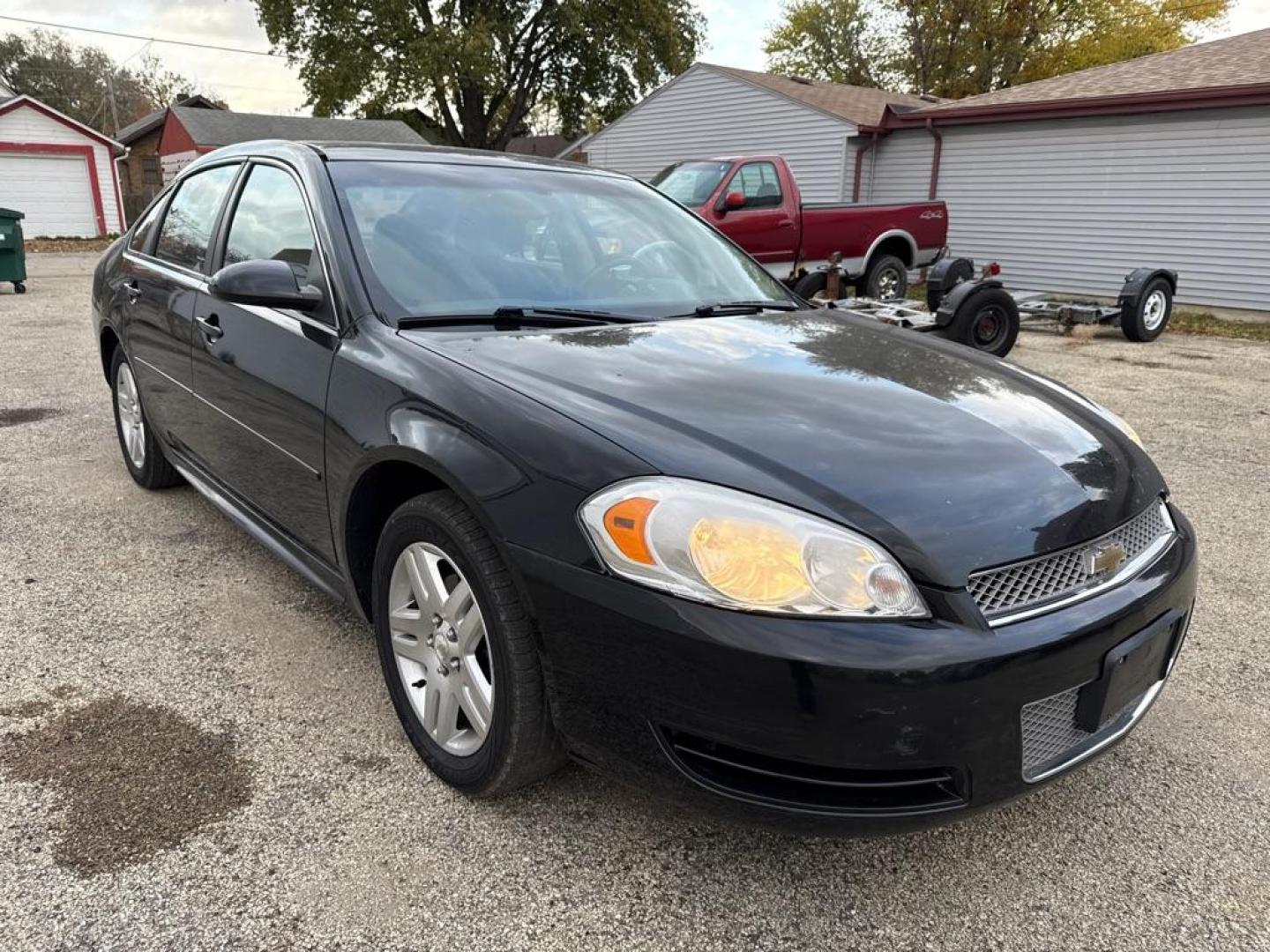 2012 BLACK CHEVROLET IMPALA LT (2G1WG5E3XC1) with an 3.6L engine, Automatic transmission, located at 1708 Broadway, Rockford, IL, 61104, (815) 397-5010, 42.252522, -89.069359 - Photo#1