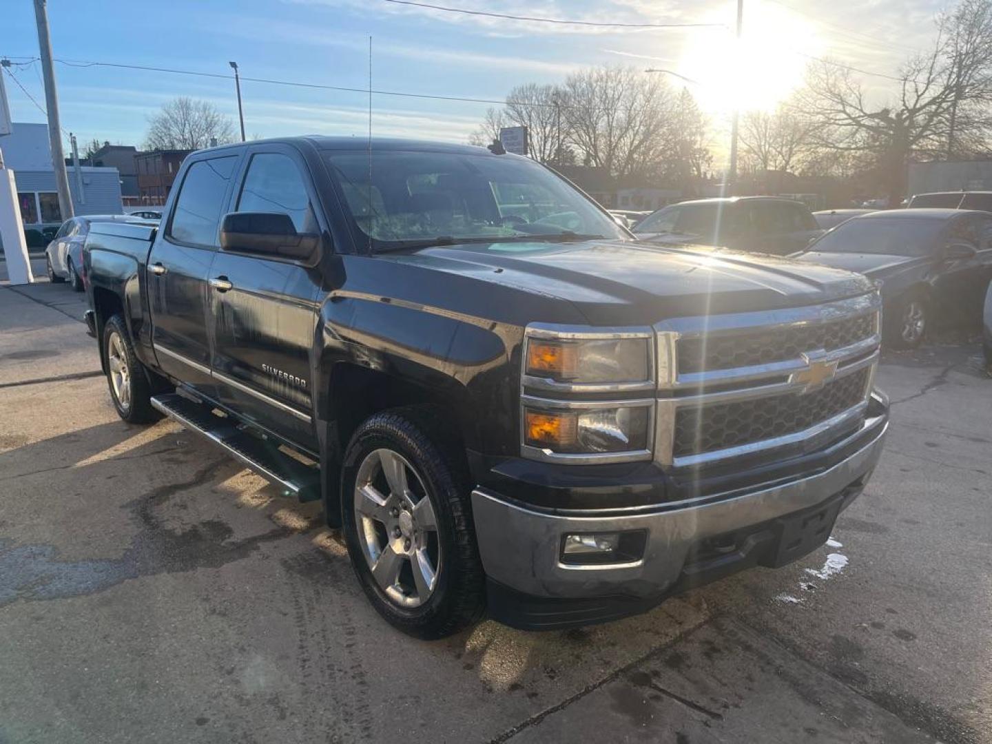 2014 BLACK CHEVROLET SILVERADO 1500 LT (3GCUKREC6EG) with an 5.3L engine, Automatic transmission, located at 1708 Broadway, Rockford, IL, 61104, (815) 397-5010, 42.252522, -89.069359 - Photo#2