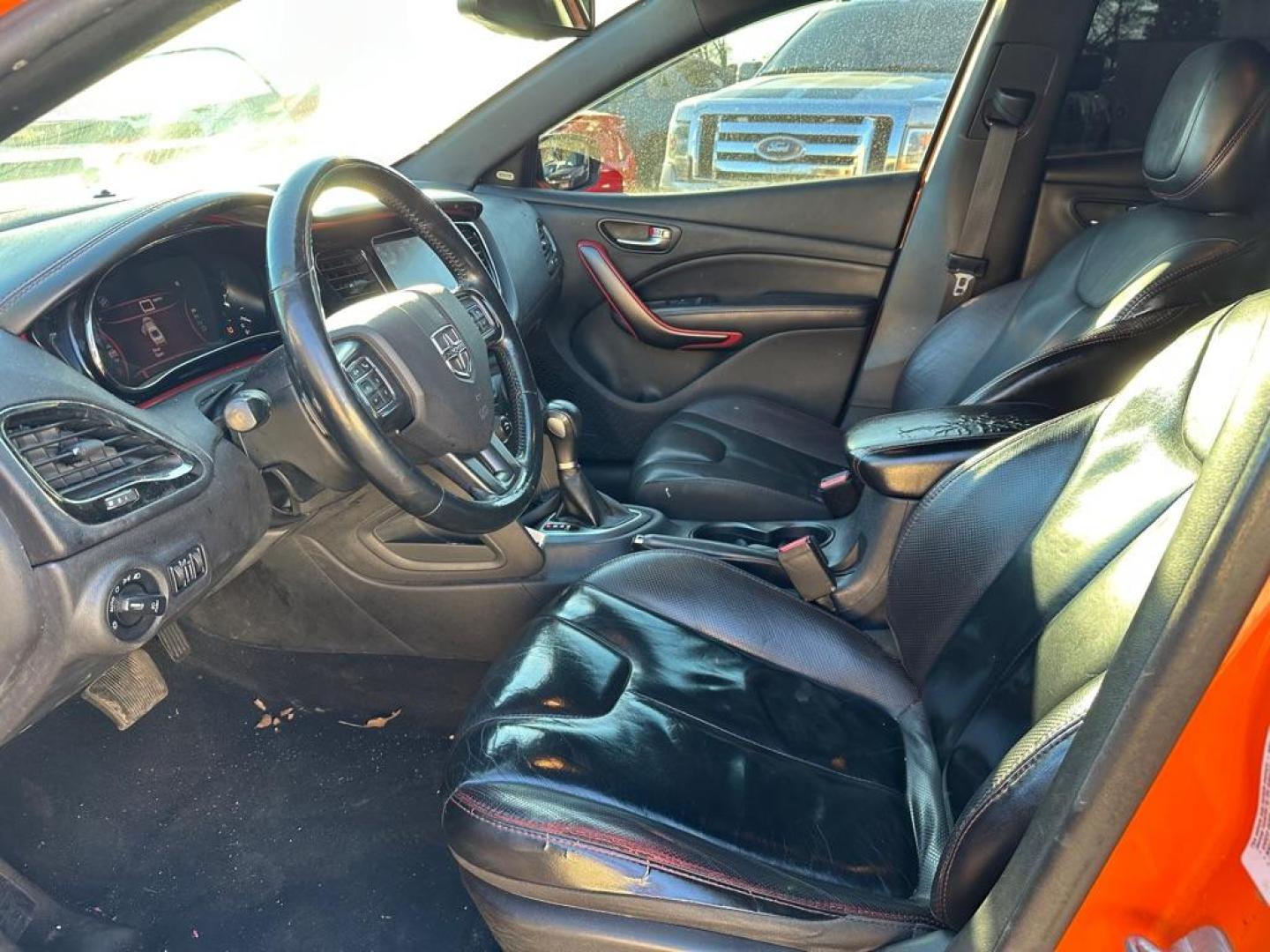 2014 ORANGE DODGE DART GT (1C3CDFEB4ED) with an 2.4L engine, Automatic transmission, located at 1708 Broadway, Rockford, IL, 61104, (815) 397-5010, 42.252522, -89.069359 - Photo#10