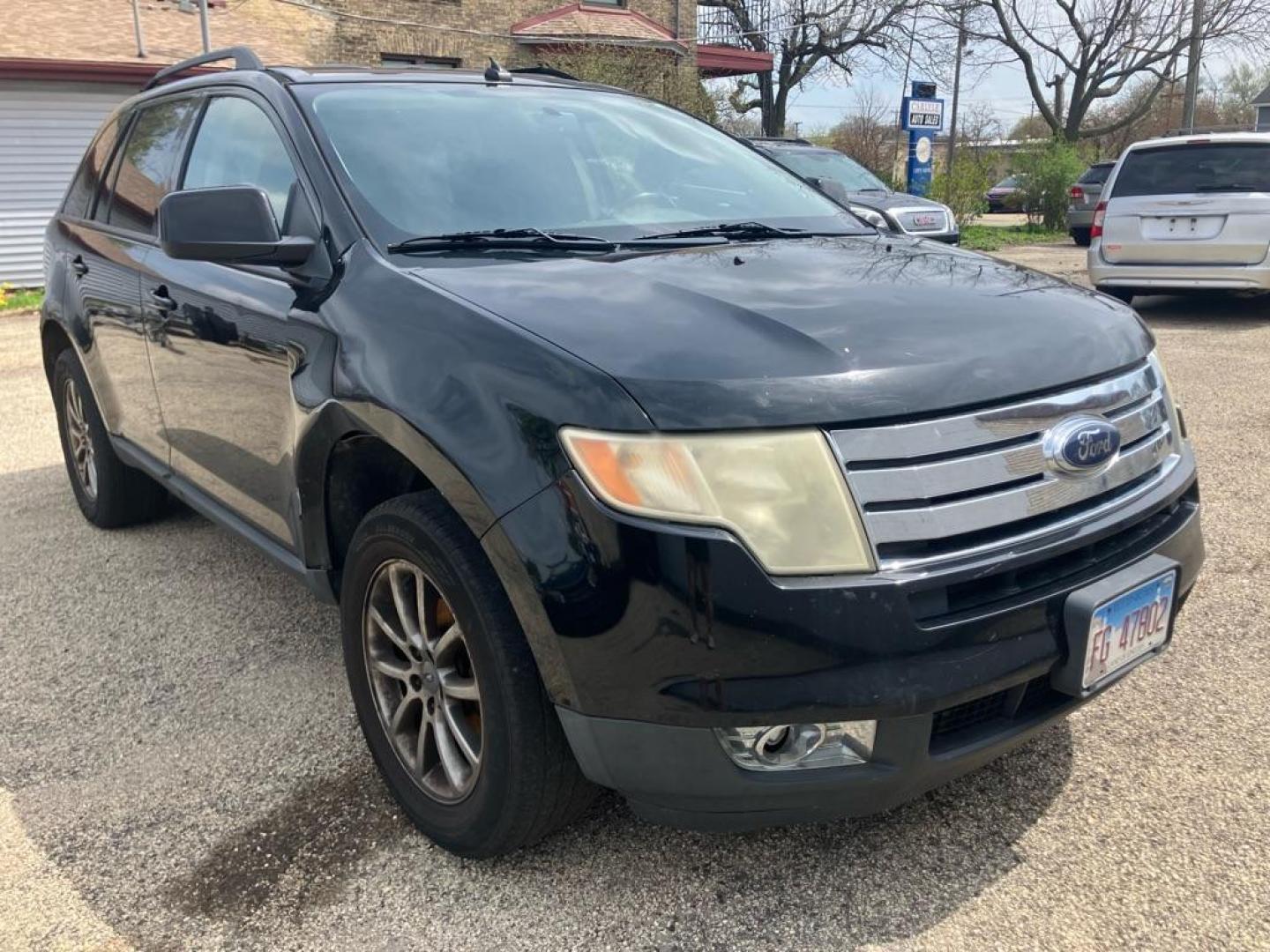 2008 BLACK FORD EDGE SEL (2FMDK38C38B) with an 3.5L engine, Automatic transmission, located at 1708 Broadway, Rockford, IL, 61104, (815) 397-5010, 42.252522, -89.069359 - Photo#1