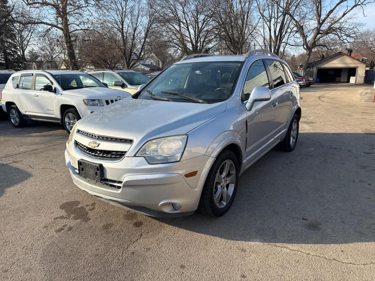 2014 SILVER CHEVROLET CAPTIVA LTZ (3GNAL4EK1ES) with an 2.4L engine, Automatic transmission, located at 1708 Broadway, Rockford, IL, 61104, (815) 397-5010, 42.252522, -89.069359 - Photo#0