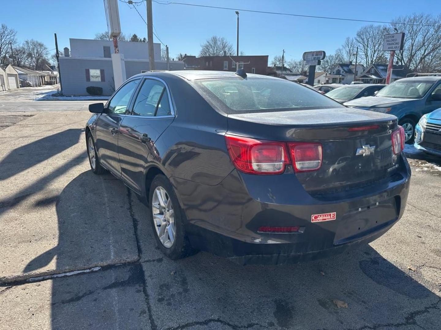 2013 GRAY CHEVROLET MALIBU 1LT (1G11D5RR1DF) with an 2.4L engine, Automatic transmission, located at 1708 Broadway, Rockford, IL, 61104, (815) 397-5010, 42.252522, -89.069359 - Photo#3