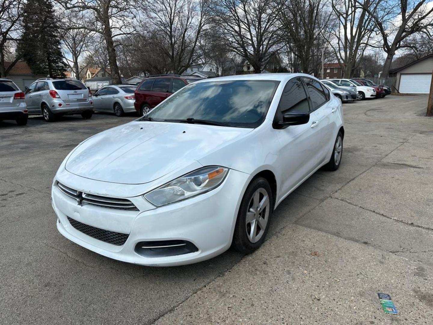 2016 WHITE DODGE DART SXT SPORT (1C3CDFFA1GD) with an 2.0L engine, 6-Speed Manual transmission, located at 1708 Broadway, Rockford, IL, 61104, (815) 397-5010, 42.252522, -89.069359 - Photo#0