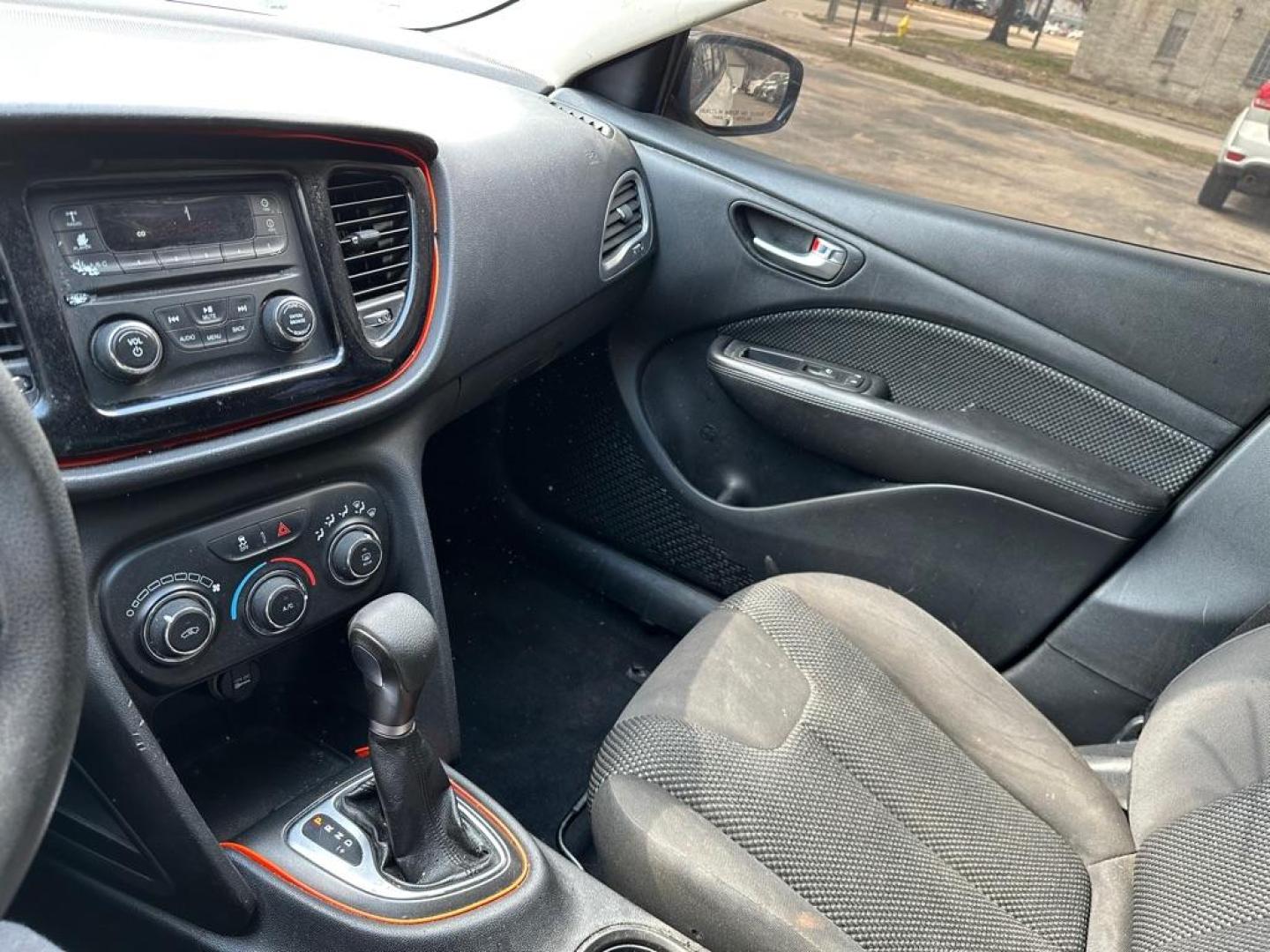 2016 WHITE DODGE DART SXT SPORT (1C3CDFFA1GD) with an 2.0L engine, 6-Speed Manual transmission, located at 1708 Broadway, Rockford, IL, 61104, (815) 397-5010, 42.252522, -89.069359 - Photo#9