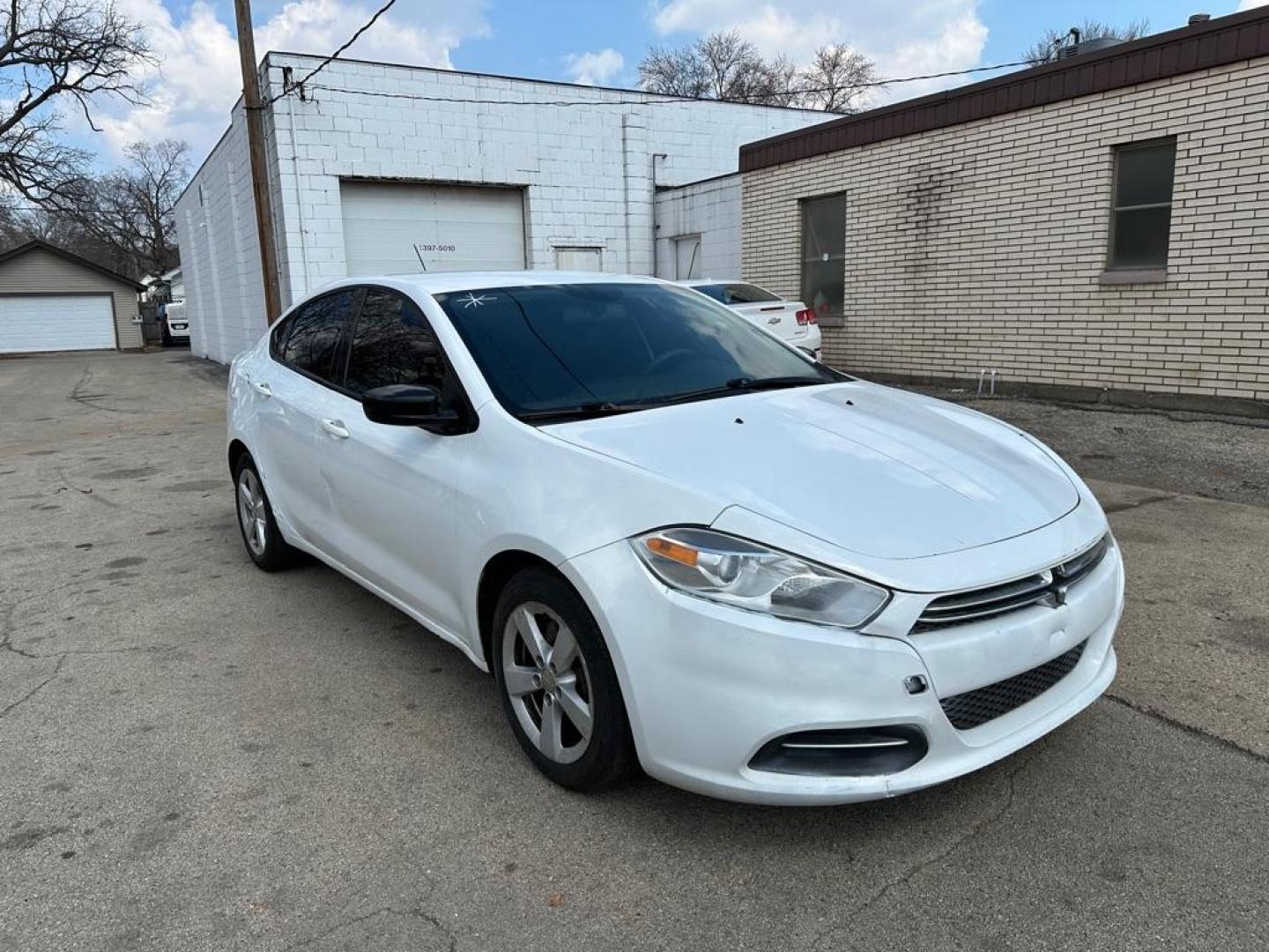 2016 WHITE DODGE DART SXT SPORT (1C3CDFFA1GD) with an 2.0L engine, 6-Speed Manual transmission, located at 1708 Broadway, Rockford, IL, 61104, (815) 397-5010, 42.252522, -89.069359 - Photo#1