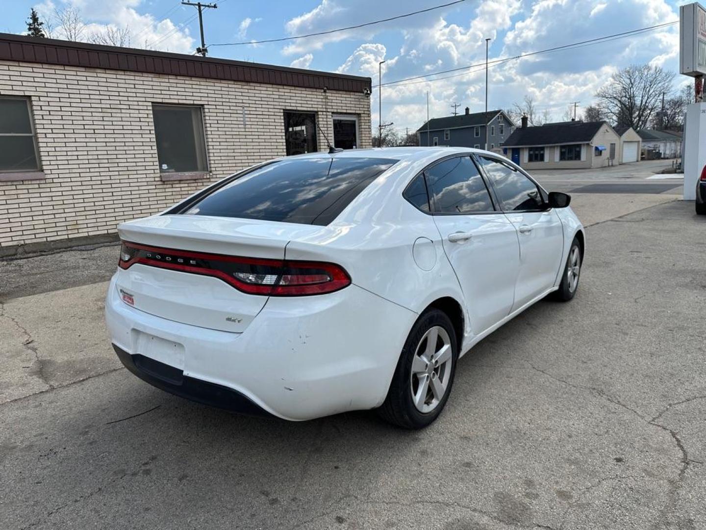2016 WHITE DODGE DART SXT SPORT (1C3CDFFA1GD) with an 2.0L engine, 6-Speed Manual transmission, located at 1708 Broadway, Rockford, IL, 61104, (815) 397-5010, 42.252522, -89.069359 - Photo#2