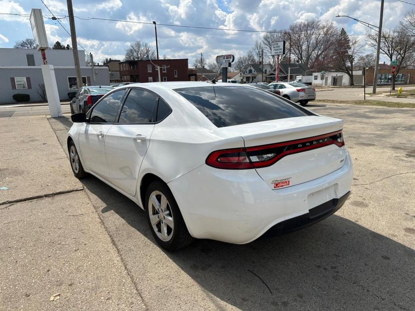 2016 WHITE DODGE DART SXT SPORT (1C3CDFFA1GD) with an 2.0L engine, 6-Speed Manual transmission, located at 1708 Broadway, Rockford, IL, 61104, (815) 397-5010, 42.252522, -89.069359 - Photo#3