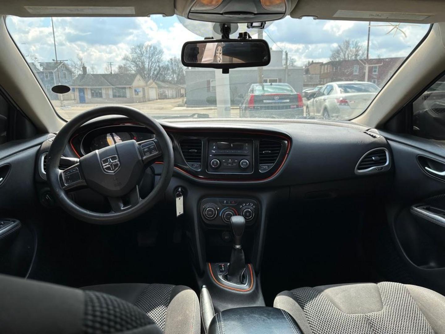 2016 WHITE DODGE DART SXT SPORT (1C3CDFFA1GD) with an 2.0L engine, 6-Speed Manual transmission, located at 1708 Broadway, Rockford, IL, 61104, (815) 397-5010, 42.252522, -89.069359 - Photo#5