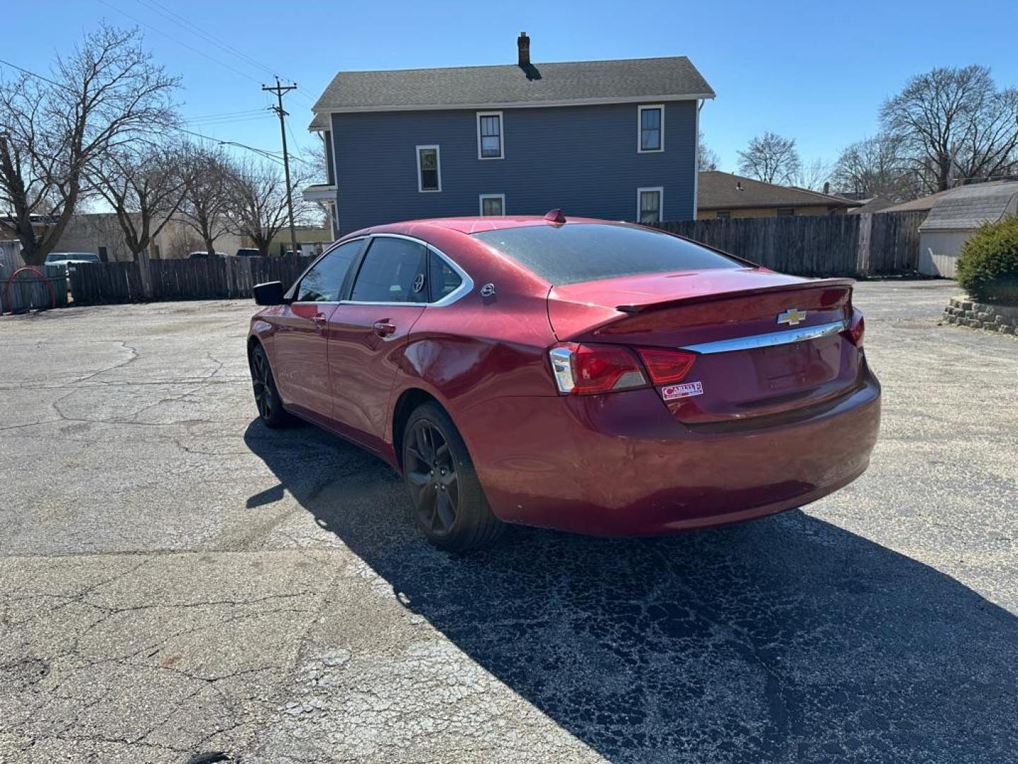 2014 RED CHEVROLET IMPALA LT (1G1115SLXEU) with an 2.5L engine, Automatic transmission, located at 1708 Broadway, Rockford, IL, 61104, (815) 397-5010, 42.252522, -89.069359 - Photo#3