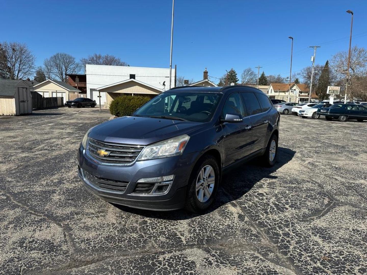2014 BLUE CHEVROLET TRAVERSE LT (1GNKRGKD9EJ) with an 3.6L engine, Automatic transmission, located at 1708 Broadway, Rockford, IL, 61104, (815) 397-5010, 42.252522, -89.069359 - Photo#0