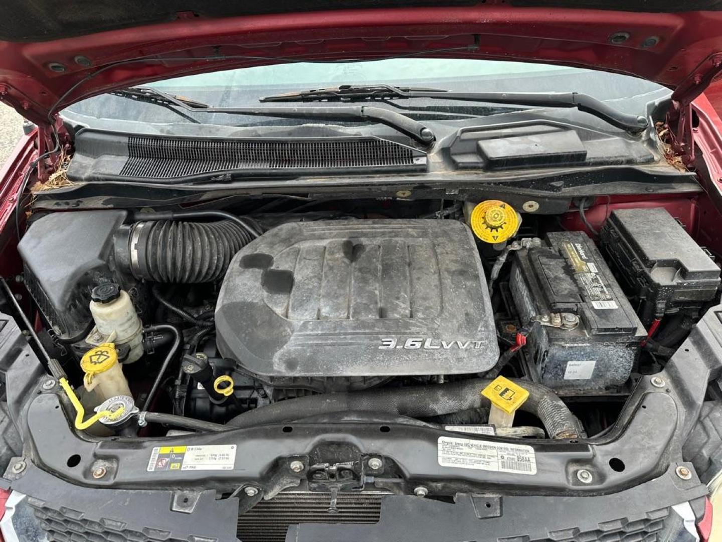 2014 RED DODGE GRAND CARAVAN SE (2C4RDGBG7ER) with an 3.6L engine, Automatic transmission, located at 1708 Broadway, Rockford, IL, 61104, (815) 397-5010, 42.252522, -89.069359 - Photo#12