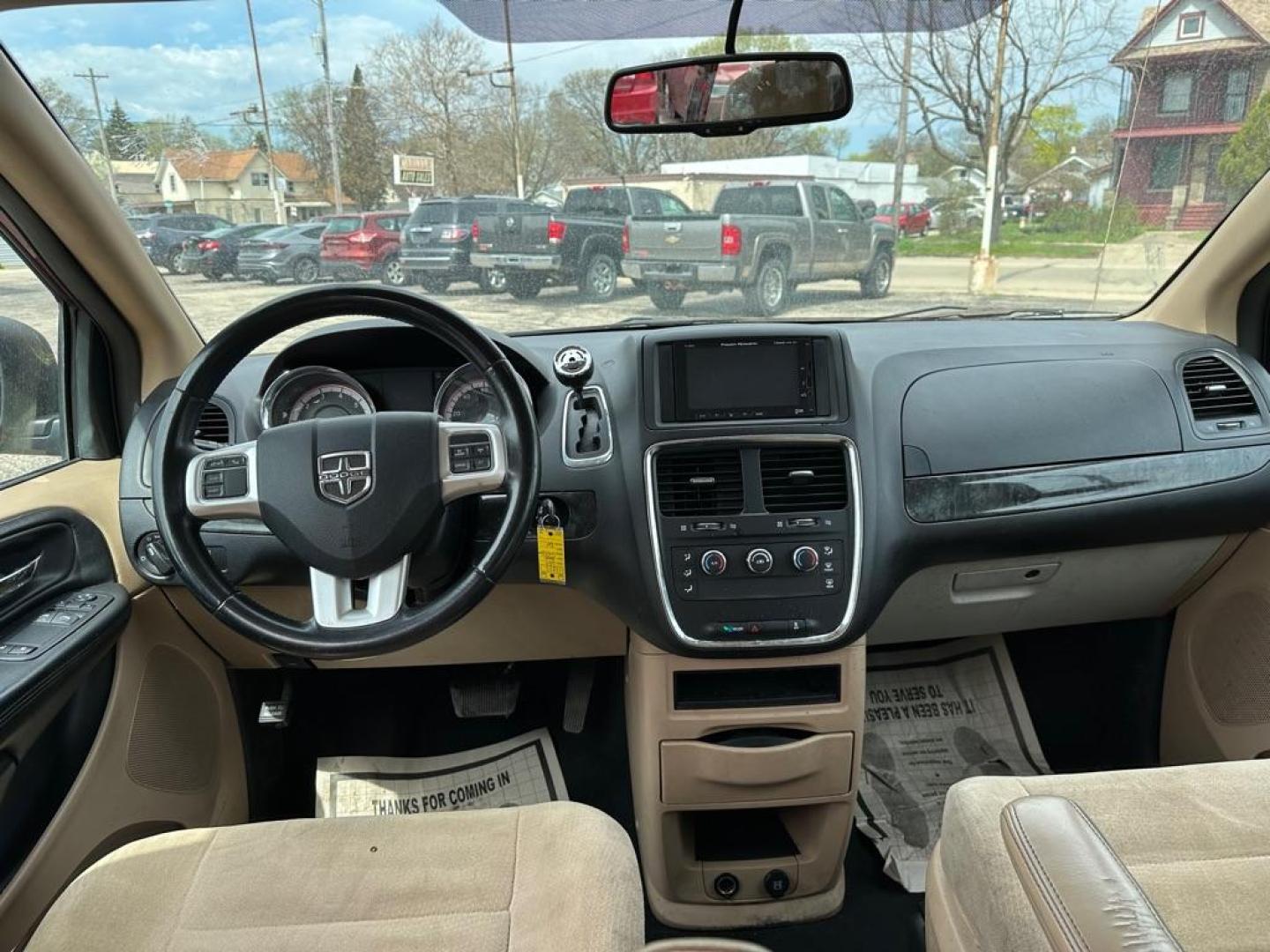 2014 RED DODGE GRAND CARAVAN SE (2C4RDGBG7ER) with an 3.6L engine, Automatic transmission, located at 1708 Broadway, Rockford, IL, 61104, (815) 397-5010, 42.252522, -89.069359 - Photo#6