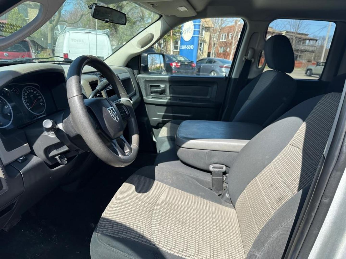 2012 SILVER DODGE RAM 1500 ST (1C6RD6FT8CS) with an 5.7L engine, Automatic transmission, located at 1708 Broadway, Rockford, IL, 61104, (815) 397-5010, 42.252522, -89.069359 - Photo#10