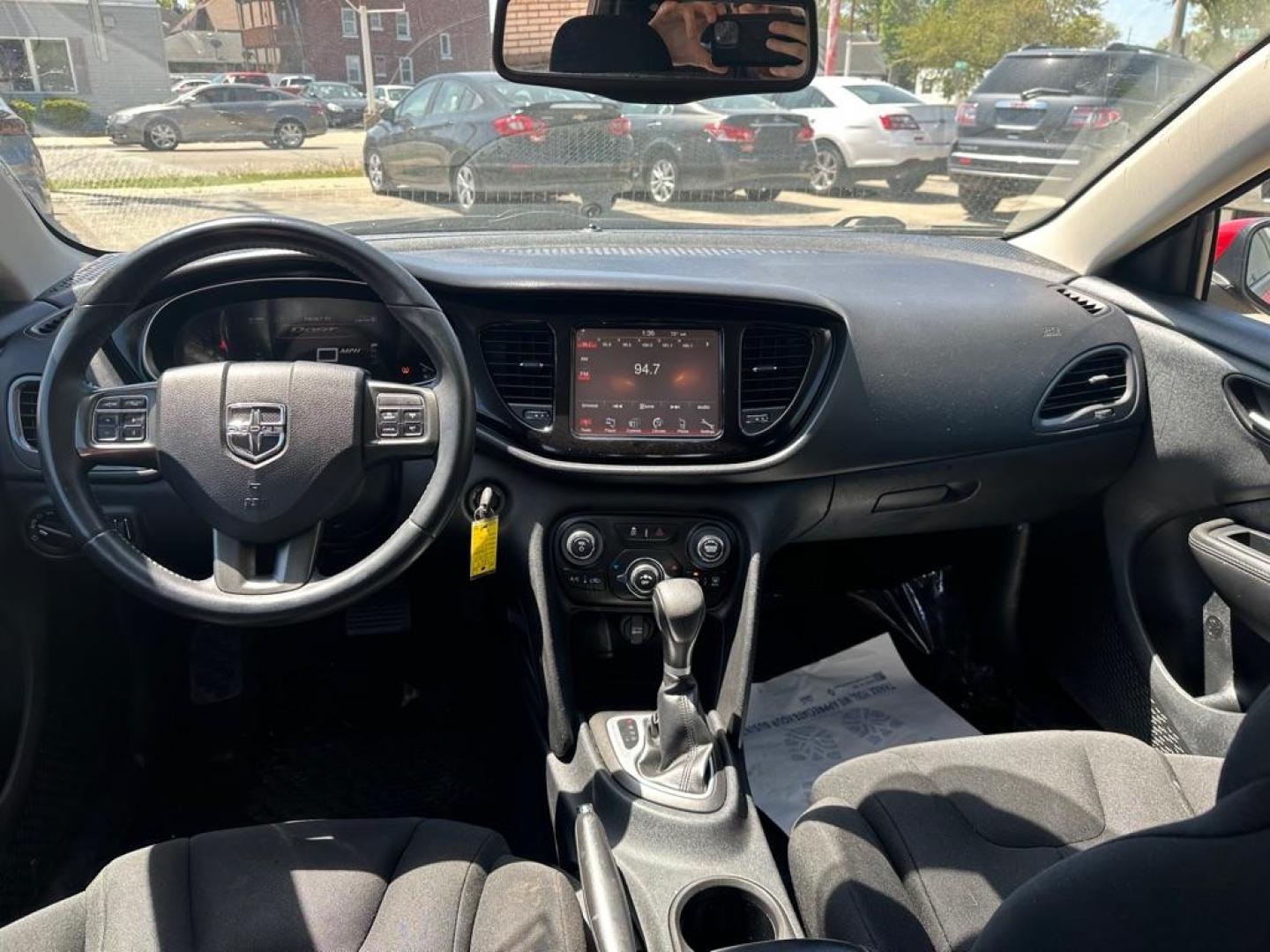 2013 RED DODGE DART SE (1C3CDFAH1DD) with an 1.4L engine, Automatic transmission, located at 1708 Broadway, Rockford, IL, 61104, (815) 397-5010, 42.252522, -89.069359 - Photo#5