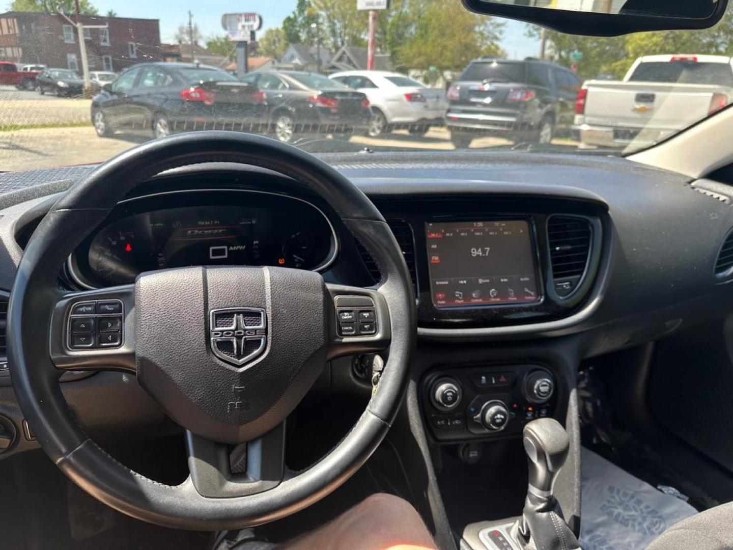 2013 RED DODGE DART SE (1C3CDFAH1DD) with an 1.4L engine, Automatic transmission, located at 1708 Broadway, Rockford, IL, 61104, (815) 397-5010, 42.252522, -89.069359 - Photo#8