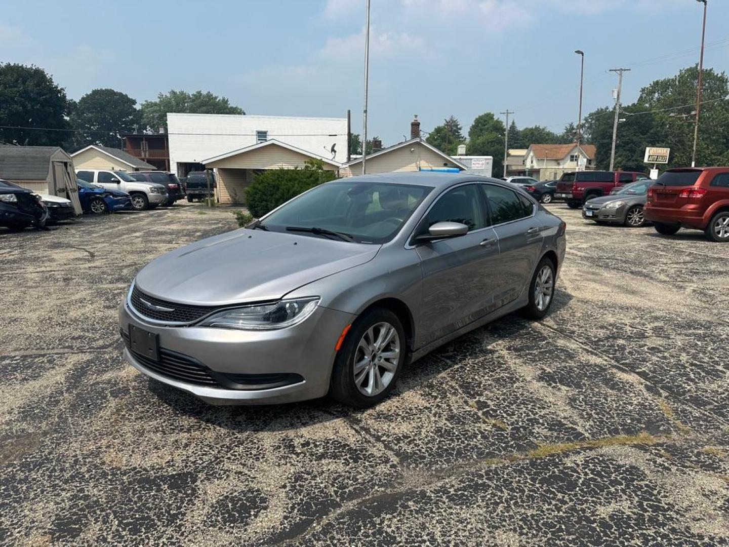 2017 SILVER CHRYSLER 200 LX (1C3CCCFBXHN) with an 2.4L engine, Automatic transmission, located at 1708 Broadway, Rockford, IL, 61104, (815) 397-5010, 42.252522, -89.069359 - Photo#0
