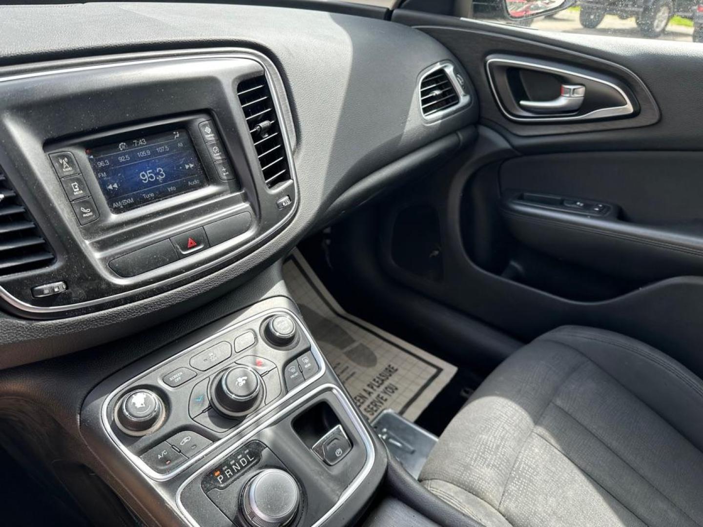 2016 BLACK CHRYSLER 200 LIMITED (1C3CCCAB3GN) with an 2.4L engine, Automatic transmission, located at 1708 Broadway, Rockford, IL, 61104, (815) 397-5010, 42.252522, -89.069359 - Photo#8