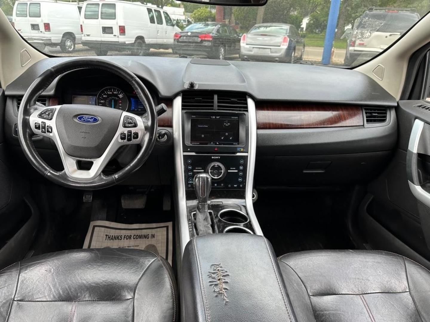 2013 GREEN FORD EDGE LIMITED (2FMDK4KC0DB) with an 3.5L engine, Automatic transmission, located at 1708 Broadway, Rockford, IL, 61104, (815) 397-5010, 42.252522, -89.069359 - Photo#7