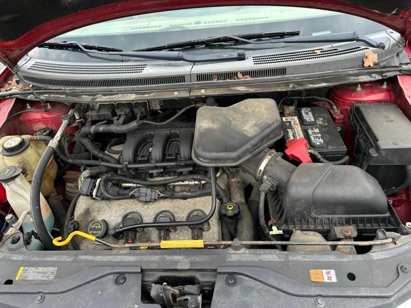 2007 RED FORD EDGE SE (2FMDK46C17B) with an 3.5L engine, Automatic transmission, located at 1708 Broadway, Rockford, IL, 61104, (815) 397-5010, 42.252522, -89.069359 - Photo#15