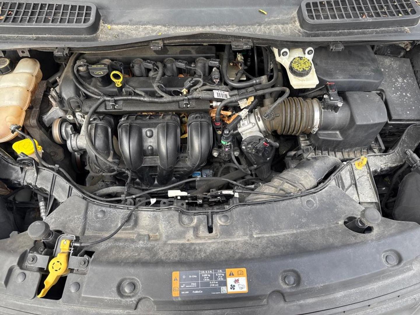 2014 BLACK FORD ESCAPE S (1FMCU0F74EU) with an 2.5L engine, Automatic transmission, located at 1708 Broadway, Rockford, IL, 61104, (815) 397-5010, 42.252522, -89.069359 - Photo#9