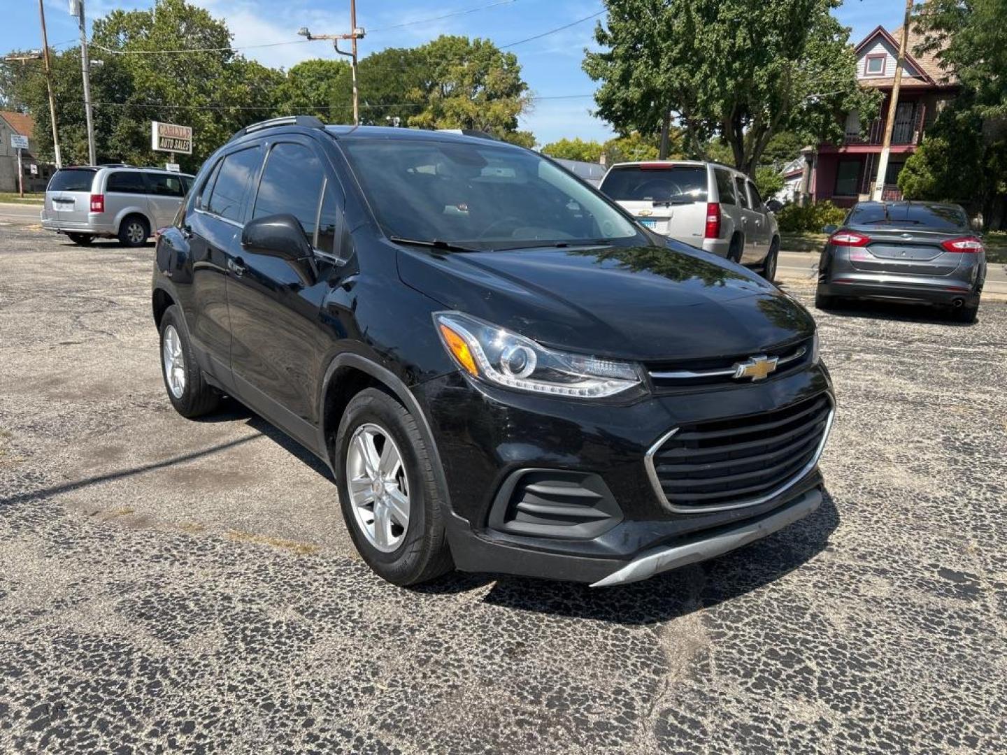 2019 BLACK CHEVROLET TRAX 1LT (KL7CJLSB1KB) with an 1.4L engine, Automatic transmission, located at 1708 Broadway, Rockford, IL, 61104, (815) 397-5010, 42.252522, -89.069359 - Photo#1