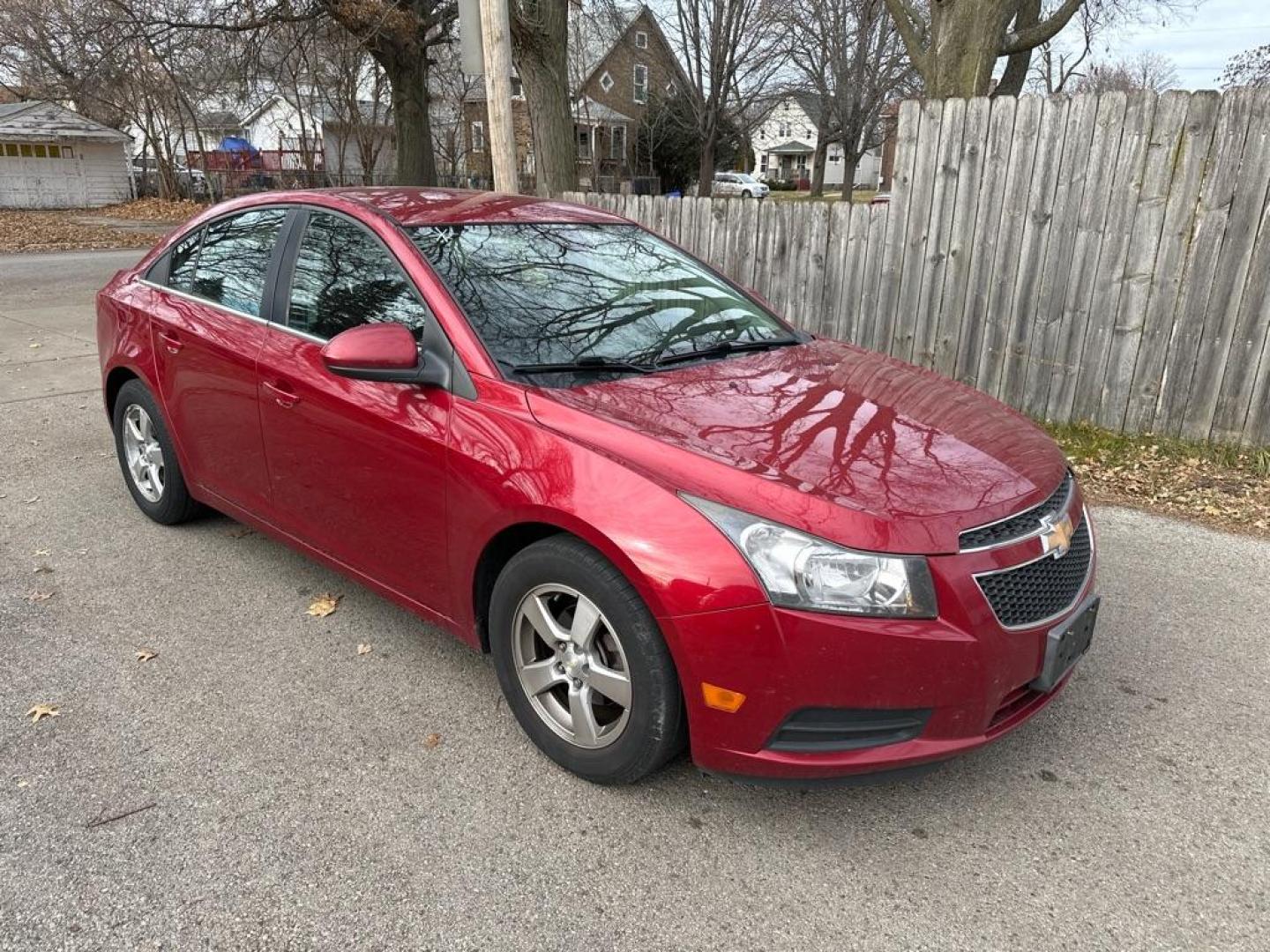 2014 RED CHEVROLET CRUZE LT (1G1PC5SB4E7) with an 1.4L engine, Automatic transmission, located at 1708 Broadway, Rockford, IL, 61104, (815) 397-5010, 42.252522, -89.069359 - Photo#3