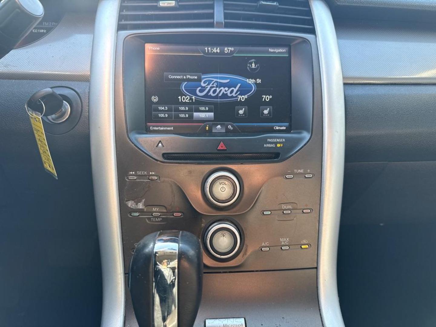 2014 WHITE FORD EDGE SEL (2FMDK4JCXEB) with an 3.5L engine, Automatic transmission, located at 1708 Broadway, Rockford, IL, 61104, (815) 397-5010, 42.252522, -89.069359 - Photo#8