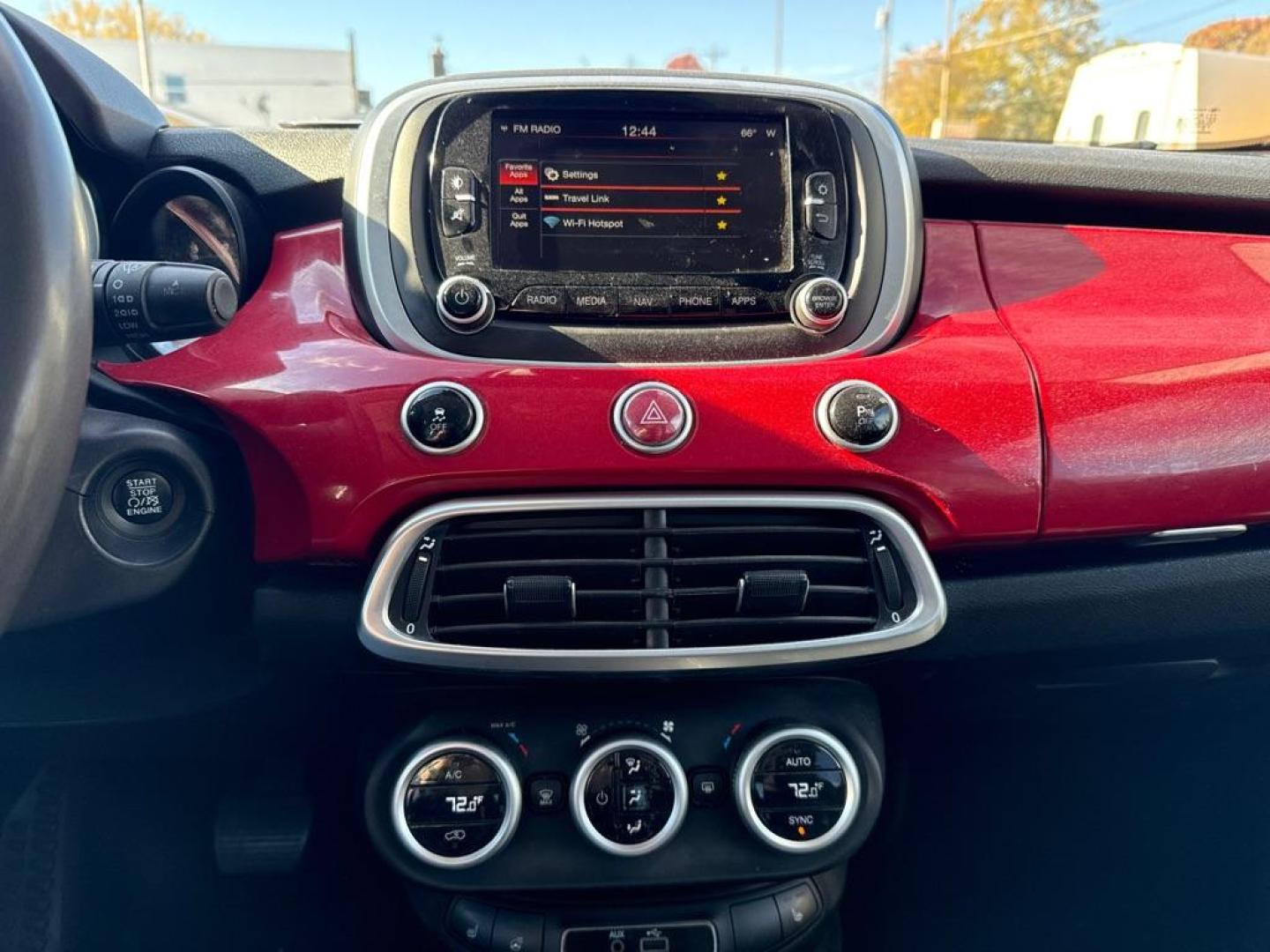2016 RED FIAT 500X LOUNGE (ZFBCFYDTXGP) with an 2.4L engine, Automatic transmission, located at 1708 Broadway, Rockford, IL, 61104, (815) 397-5010, 42.252522, -89.069359 - Photo#8