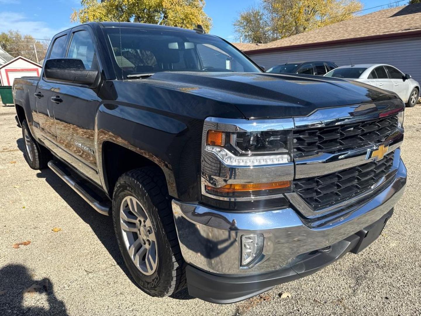 2016 BLACK CHEVROLET SILVERADO 1500 LT (1GCVKREHXGZ) with an 4.3L engine, Automatic transmission, located at 1708 Broadway, Rockford, IL, 61104, (815) 397-5010, 42.252522, -89.069359 - Photo#1