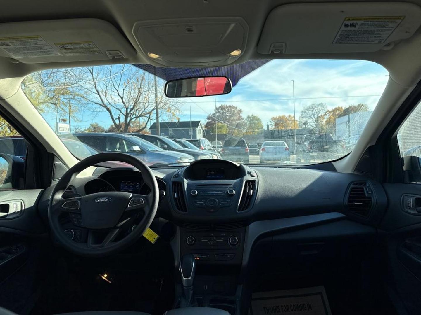 2017 WHITE FORD ESCAPE S (1FMCU0F71HU) with an 2.5L engine, Automatic transmission, located at 1708 Broadway, Rockford, IL, 61104, (815) 397-5010, 42.252522, -89.069359 - Photo#5