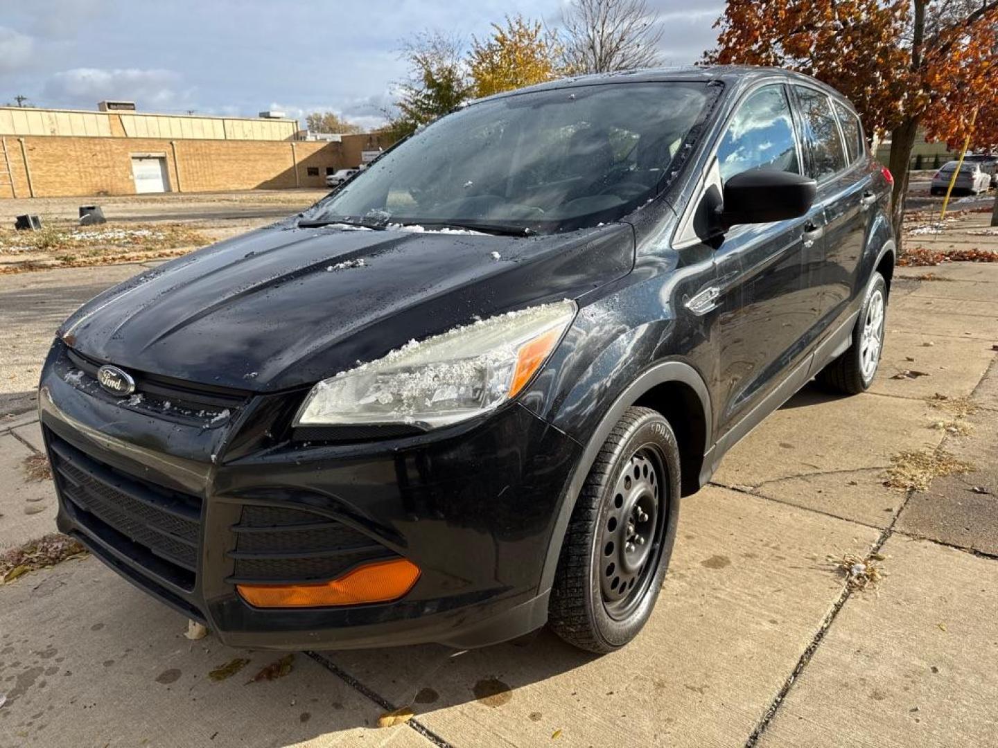 2013 BLACK FORD ESCAPE S (1FMCU0F7XDU) with an 2.5L engine, Automatic transmission, located at 1708 Broadway, Rockford, IL, 61104, (815) 397-5010, 42.252522, -89.069359 - Photo#0