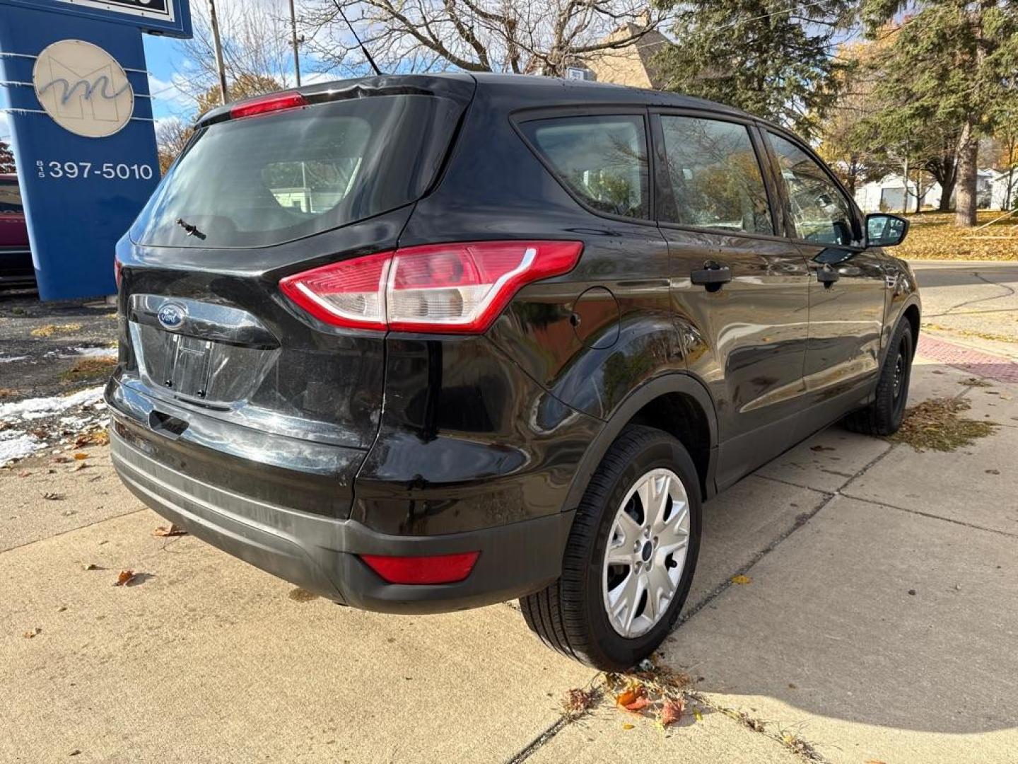 2013 BLACK FORD ESCAPE S (1FMCU0F7XDU) with an 2.5L engine, Automatic transmission, located at 1708 Broadway, Rockford, IL, 61104, (815) 397-5010, 42.252522, -89.069359 - Photo#2