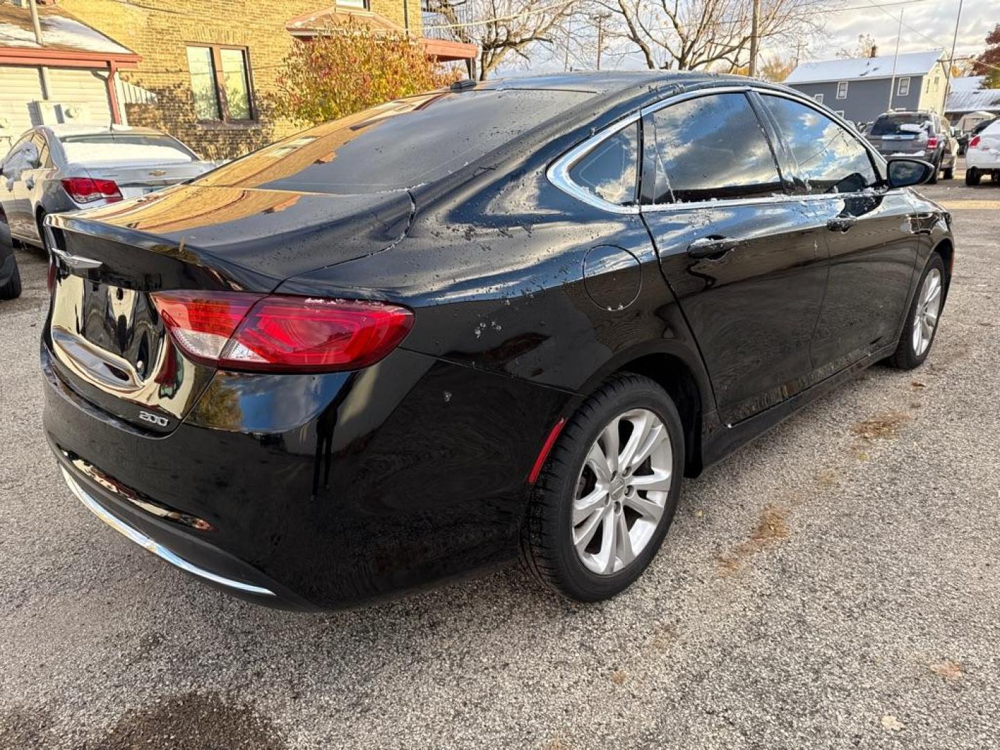 2015 BLACK CHRYSLER 200 LIMITED (1C3CCCAB1FN) with an 2.4L engine, Automatic transmission, located at 1708 Broadway, Rockford, IL, 61104, (815) 397-5010, 42.252522, -89.069359 - Photo#2